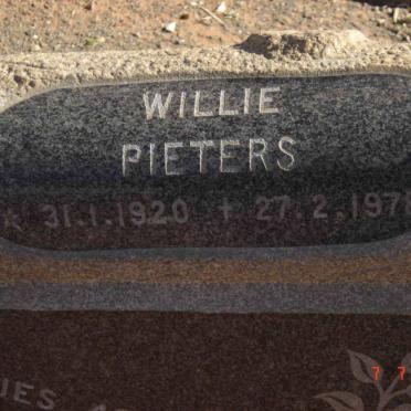 PIETERS Willie 1920-1978