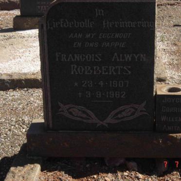 ROBBERTS Francois Alwyn 1907-1962