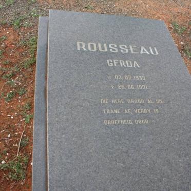 ROUSSEAU Gerda 1933-1991
