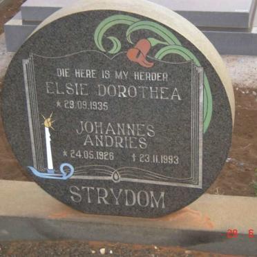 STRYDOM Johannes Andries 1926-1993 &amp; Elsie Dorothea 1935-