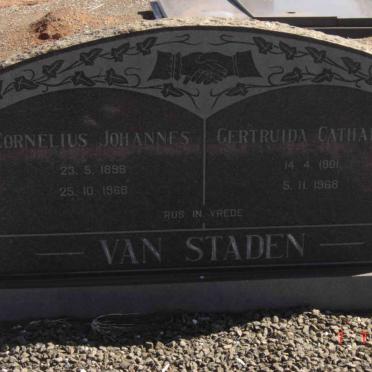 STADEN Cornelius Johannes, van 1898-1968 &amp; Gertruida Catharina 1901-1968