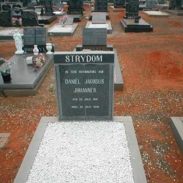 STRYDOM Daniël Jacobus Johannes 1918-1939