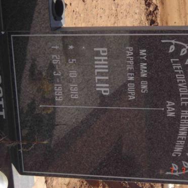 SCOTT Phillip 1919-1999