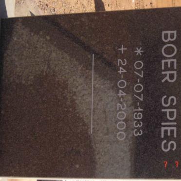 SPIES Boer 1933-2000