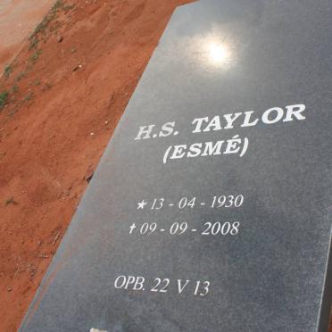 TAYLOR H.S. 1930-2008