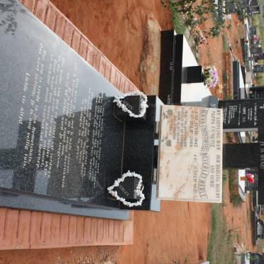 WILLEMSE Alwyn Christoffel 1942-2004 &amp; Beverley Merle 1947-