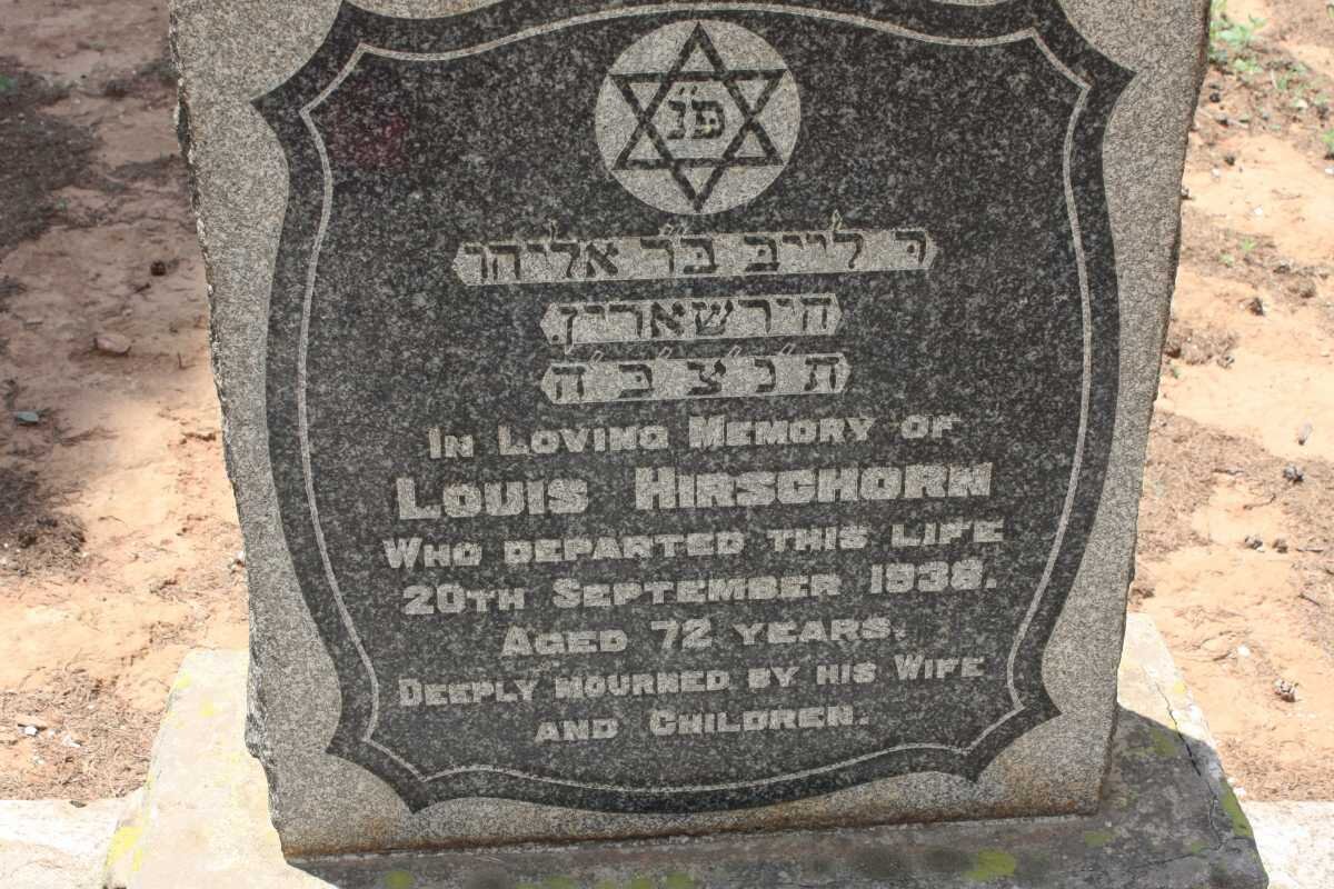 HIRSCHORN Louis -1938