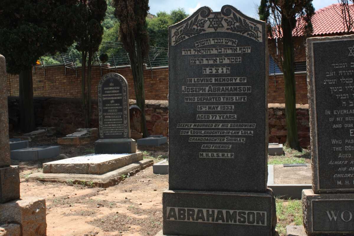 ABRAHAMSON Joseph -1933