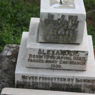 ALEXANDER Theodore Douglas 1935-1939