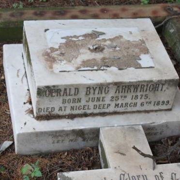 ARKWRIGHT Gerald Byng 1875-1899