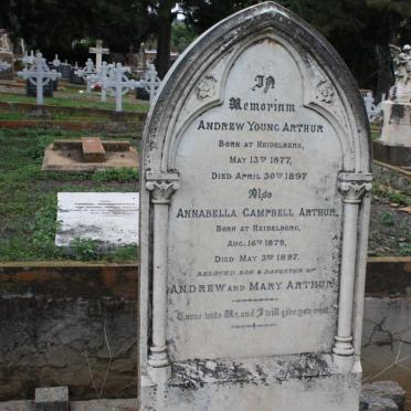 ARTHUR Andrew Young 1877-1897 :: ARTHUR Anabella Campbell 1879-1897