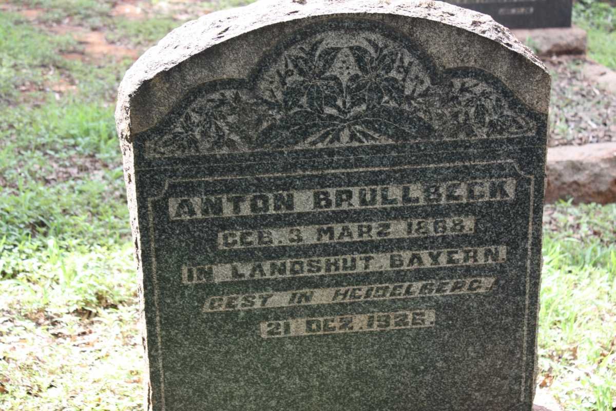 BRULBECK Anton 1868-1926