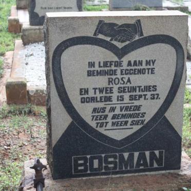 BOSMAN Rosa -1937 :: BOSMAN Two sons -1937