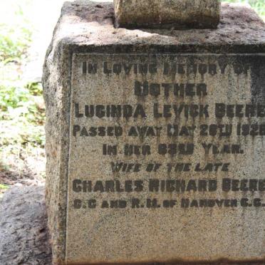 BEERE Lucinda Levick -1928