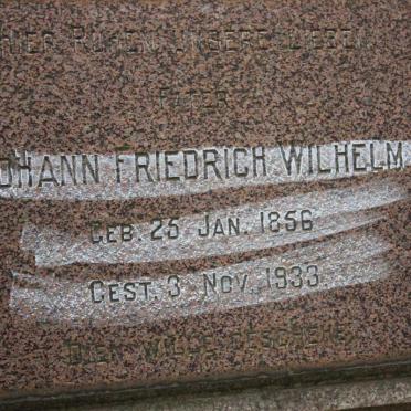 DETTMAN Johann Friedrich Wilhelm 1856-1933 :: DETTMAN Frieda Anna Adelina 1852-1852 :: DETTMANN Christiana 1860-1946