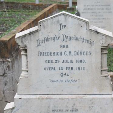 DÖNGES Friedrich C.M. 1880-1912