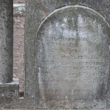 ENGELBRECHT Hendrik Fredrick 1855-1901 :: ENGELBRECHT Karel Fredrick Lauwrens 1900-