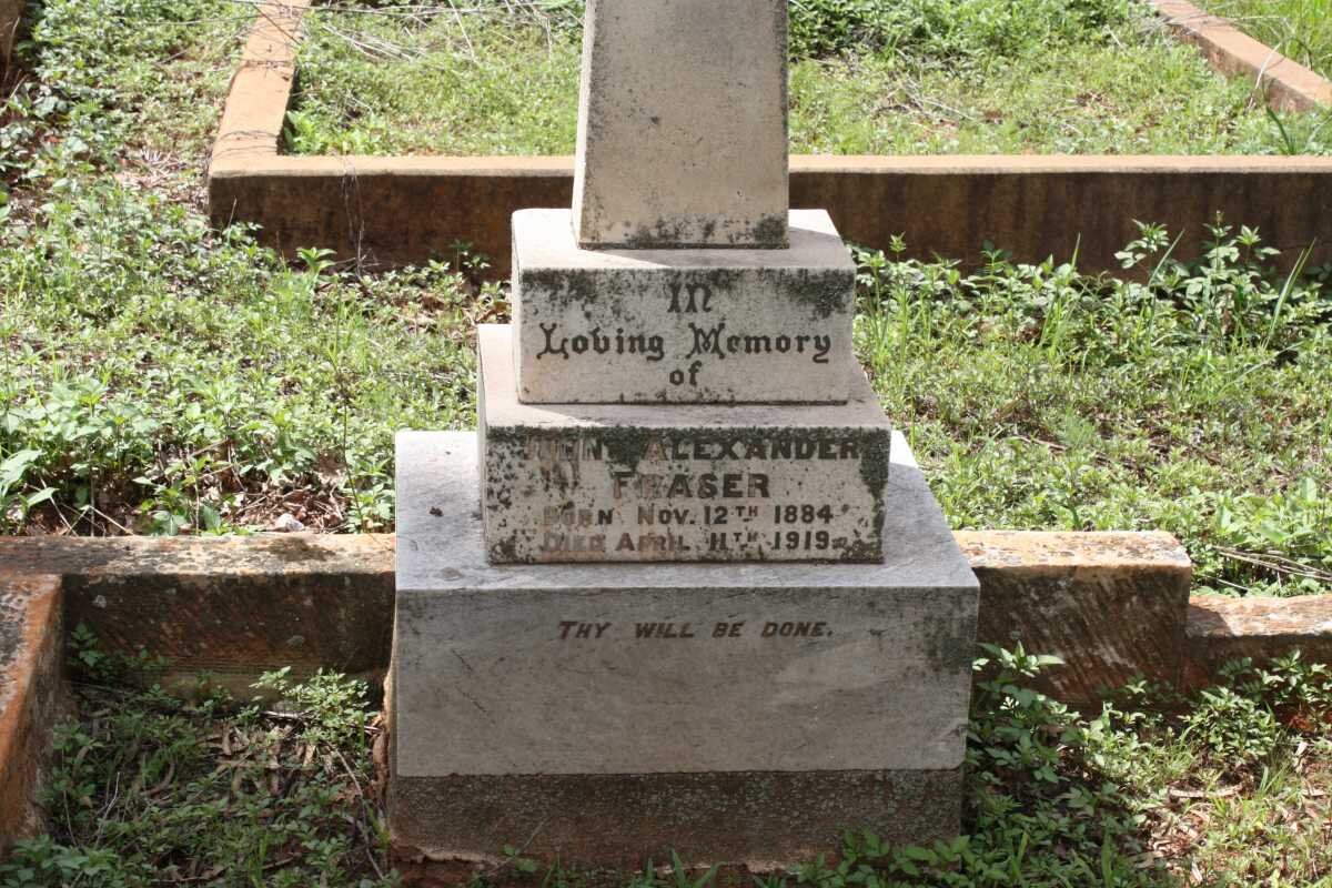 FRASER John Alexander 1884-1919