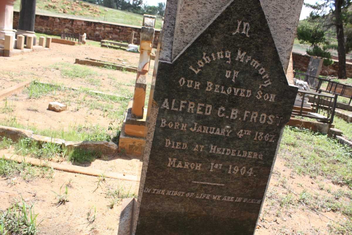 FROST Phillip 1838-1900 &amp; Maria M. 1842-1920 :: FROST Alfred C.B. 1867-1904