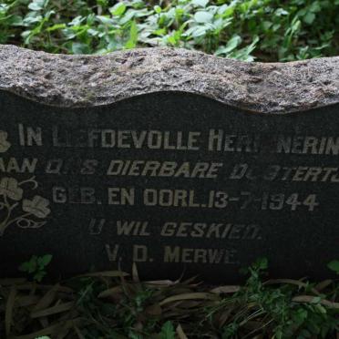 MERWE, v.d. 1944-1944