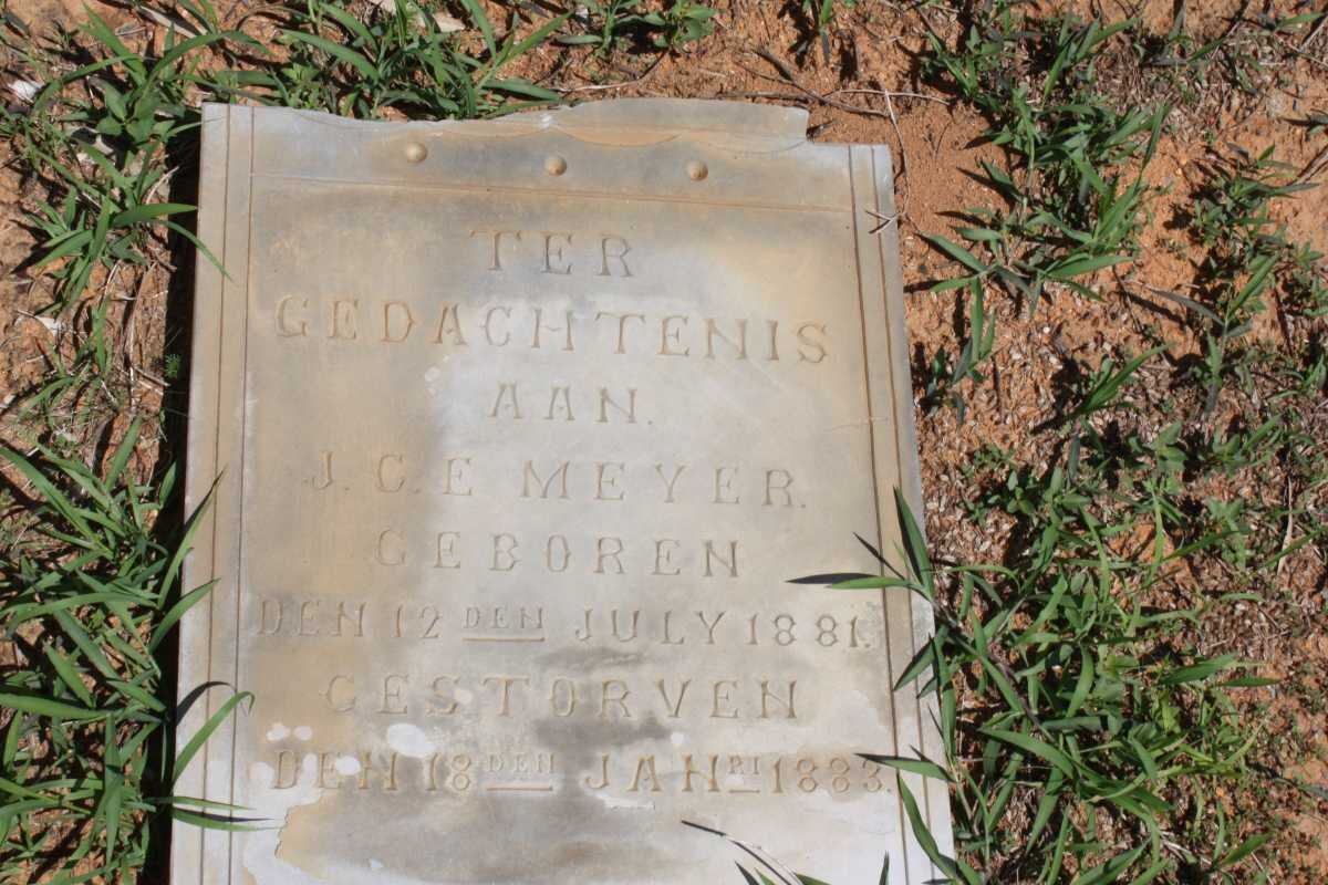 MEYER J.C.E. 1881-1883