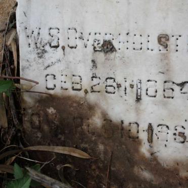 OVERHOLSTER W.S. 1864-1933