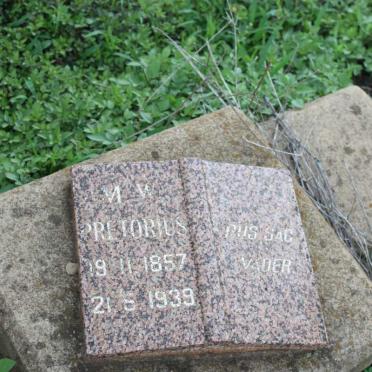 PRETORIUS M.W. 1857-1939