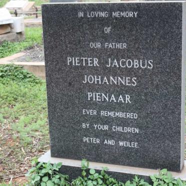 PIENAAR Pieter Jacobus Johannes