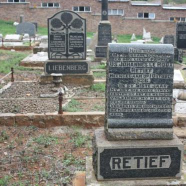 RETIEF Johannes Le Roux -1936