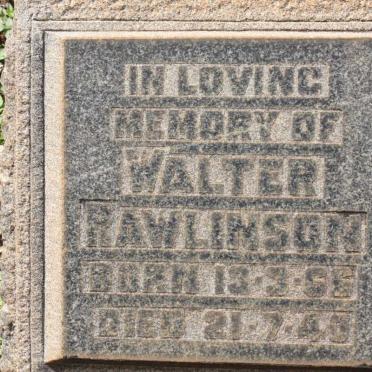 RAWLINSON Walter 1865-1940