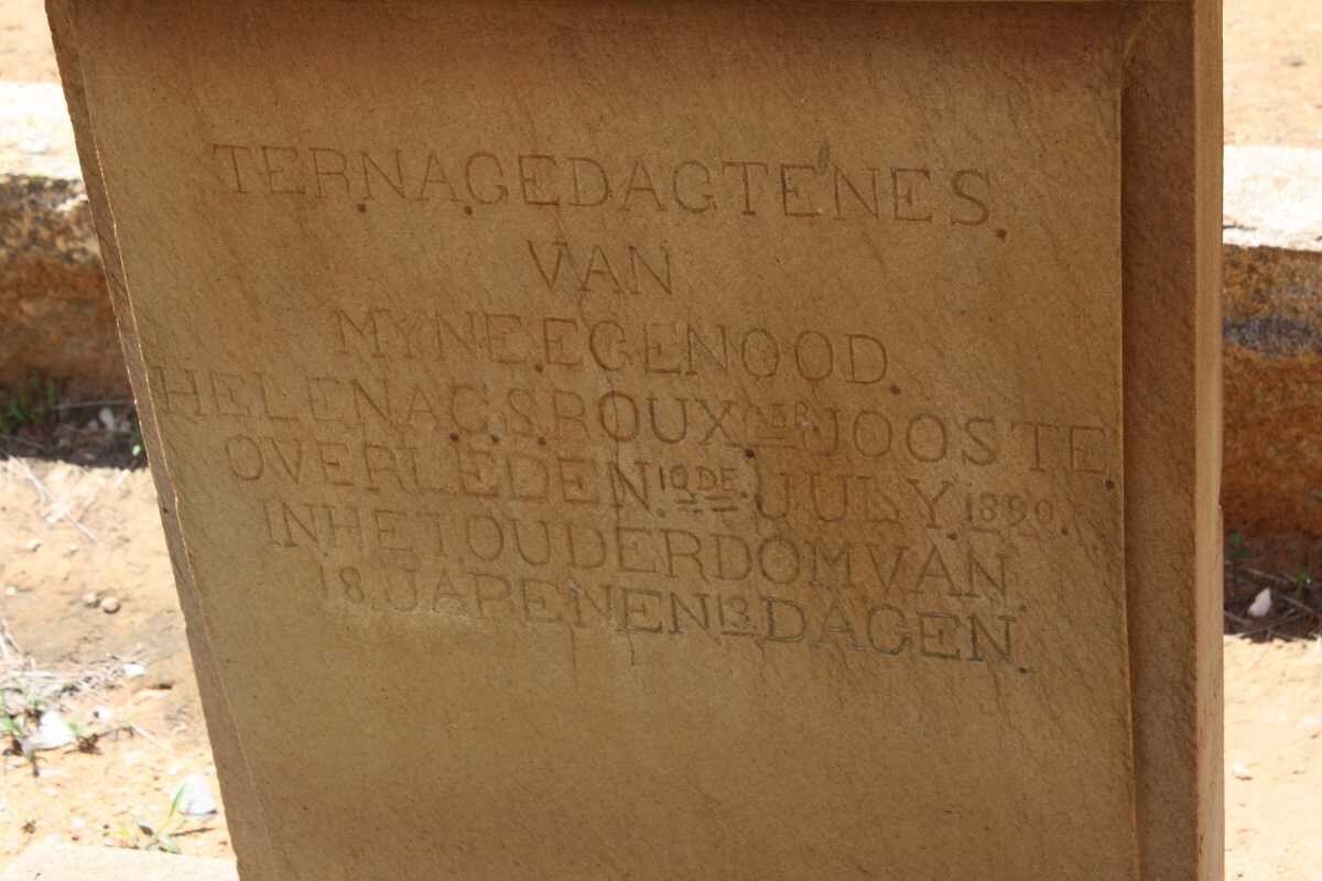 ROUX Helena C.S. nee JOOSTE -1890