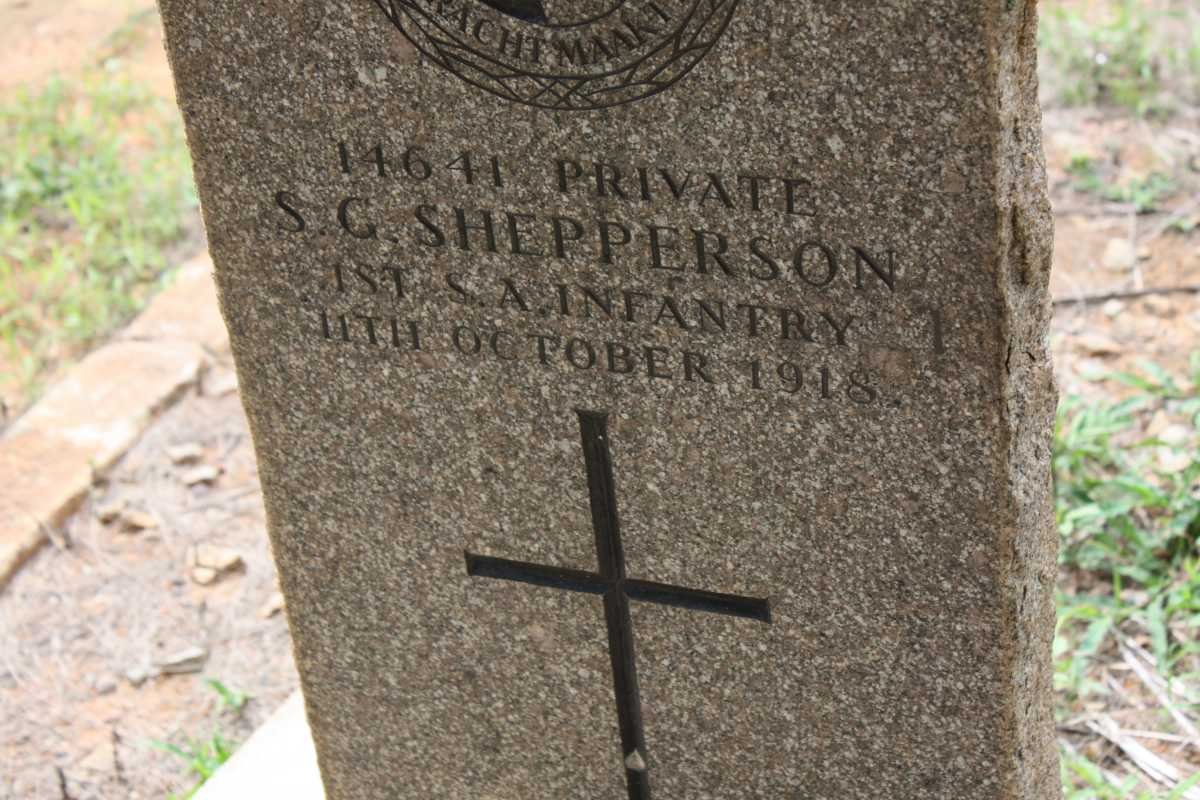 SHEPPERSON S.G. -1918