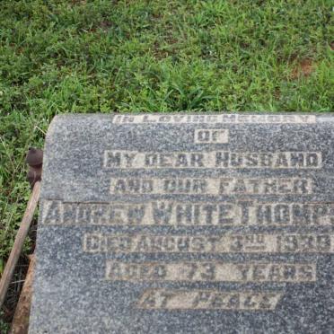 THOMPSON Andrew White -1939