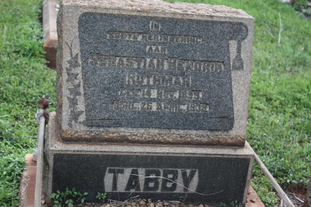 TABBY Sebastian Hendrik Rothman 1899-1938