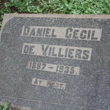 VILLIERS Daniel Cecil, de 1887-1935