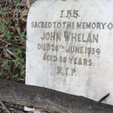 WHELAN John -1934