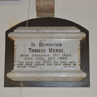 MORSE Thomas 1844-1895