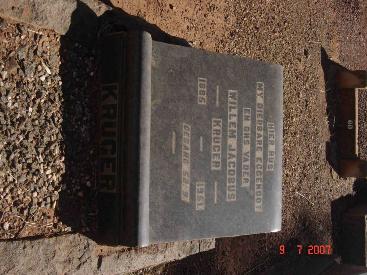 KRUGER Willem Jacobus 1885-1951