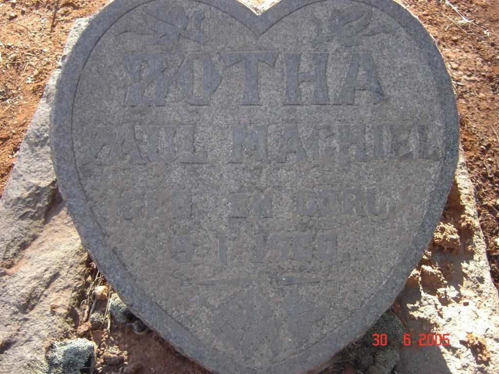 BOTHA Paul Machiel 1960-1960