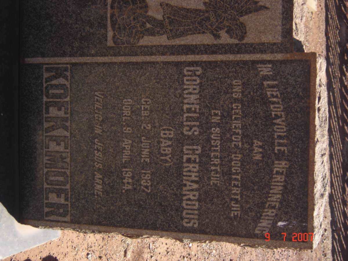 KOEKEMOER Cornelis Gerhardus 1937-1944