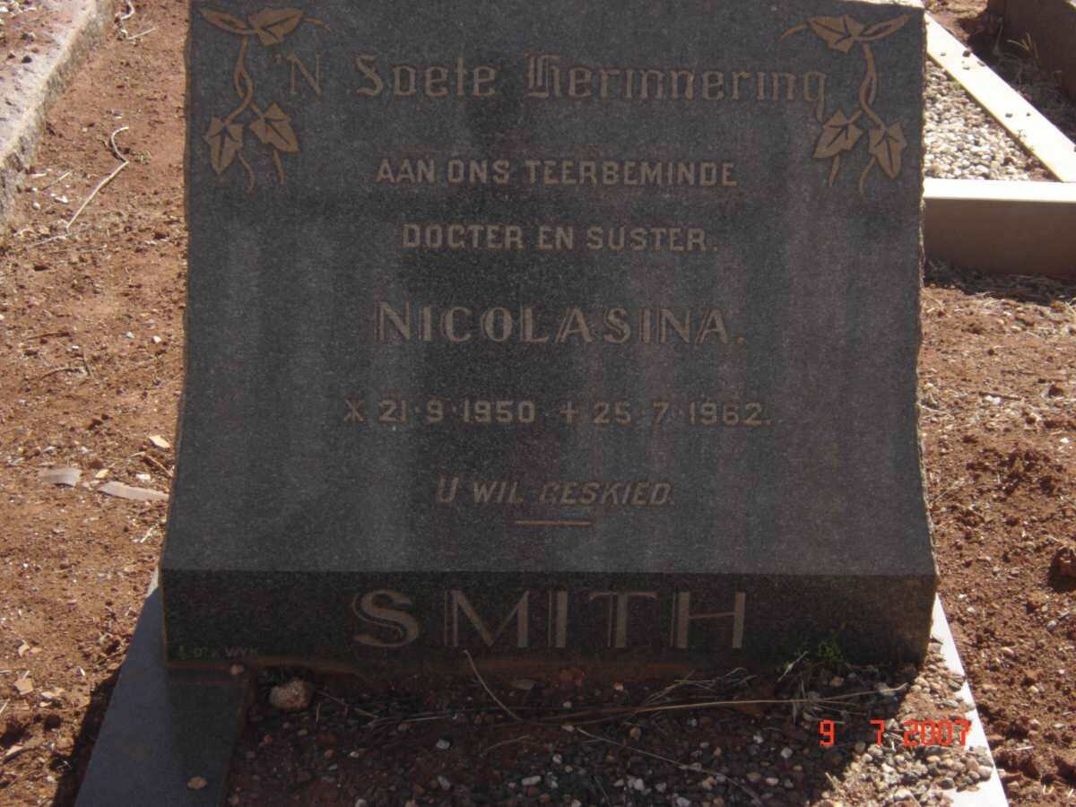 SMITH Nicolasina 1950-1962