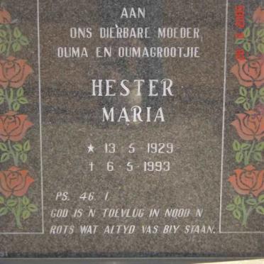 PREEZ Hester Maria, du 1929-1993