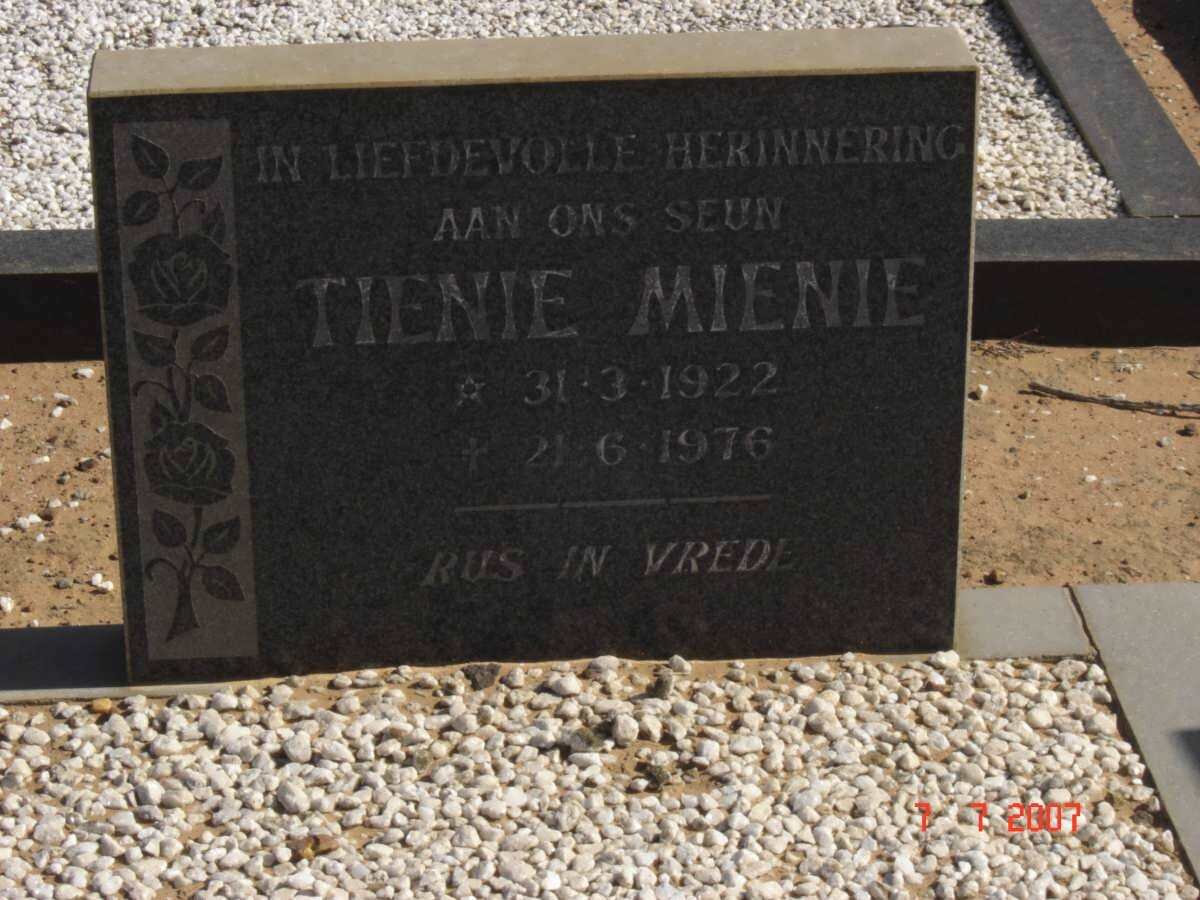 MIENIE Tienie 1922-1976