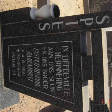 SPIES Casper Hendrik Badenhorst 1955-1974