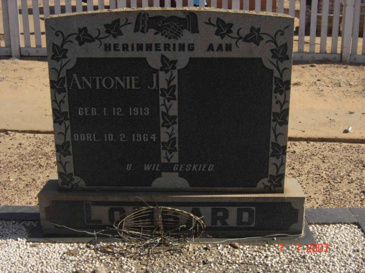 LOMBARD Antonie J. 1913-1964