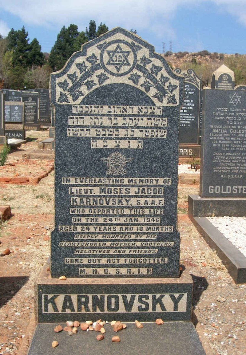 KARNOVSKY Moses Jacob -1946