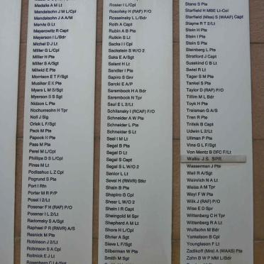 07. Roll of Honour World War II - 1939-1945 continued
