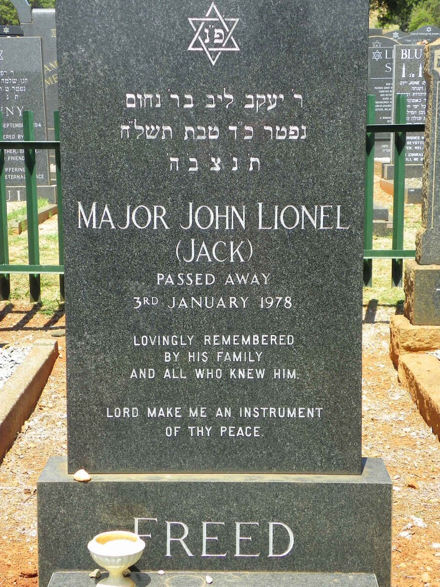 FREED John Lionel -1978