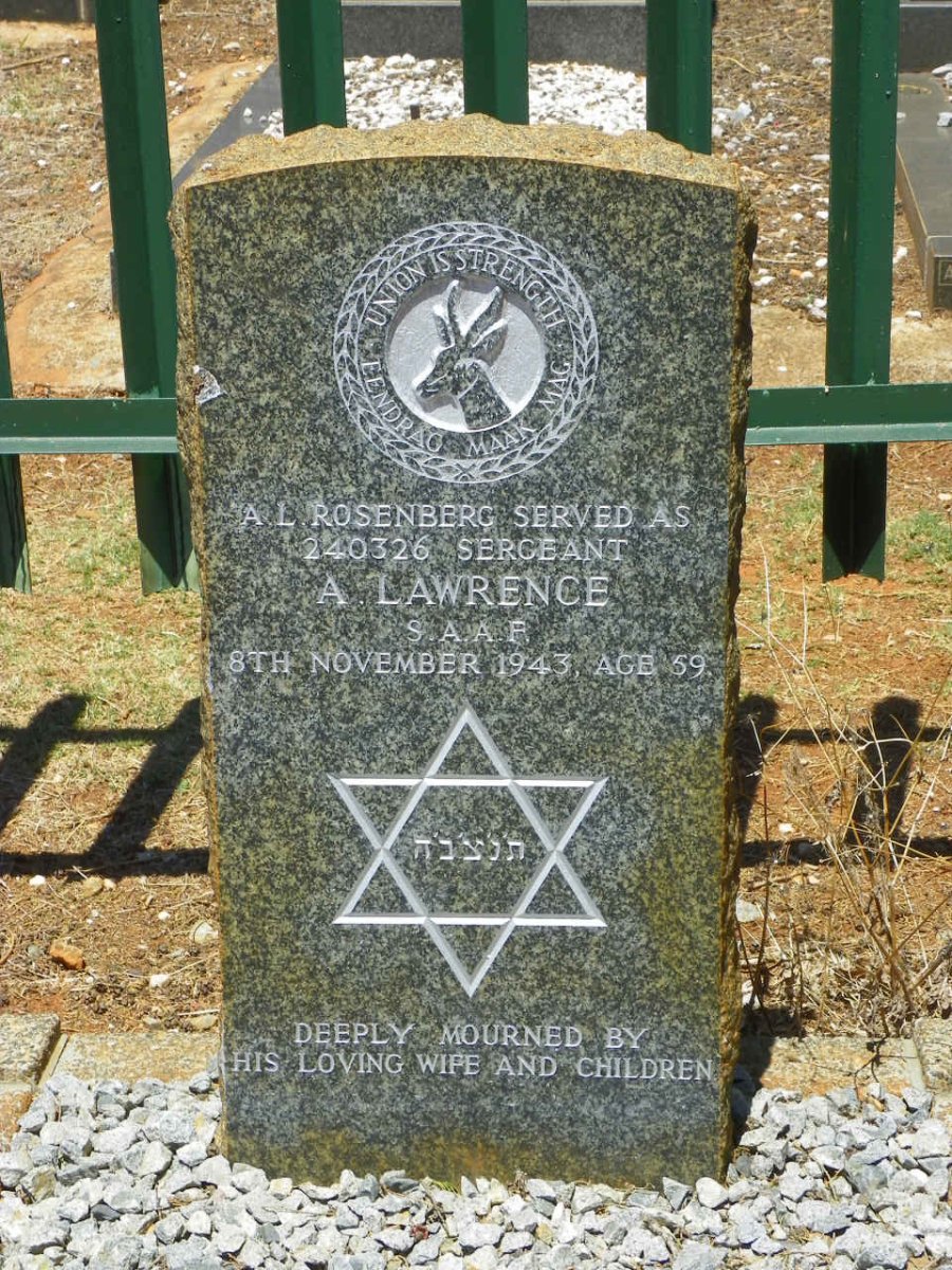 ROSENBERG A.L. :: LAWRENCE A. -1943