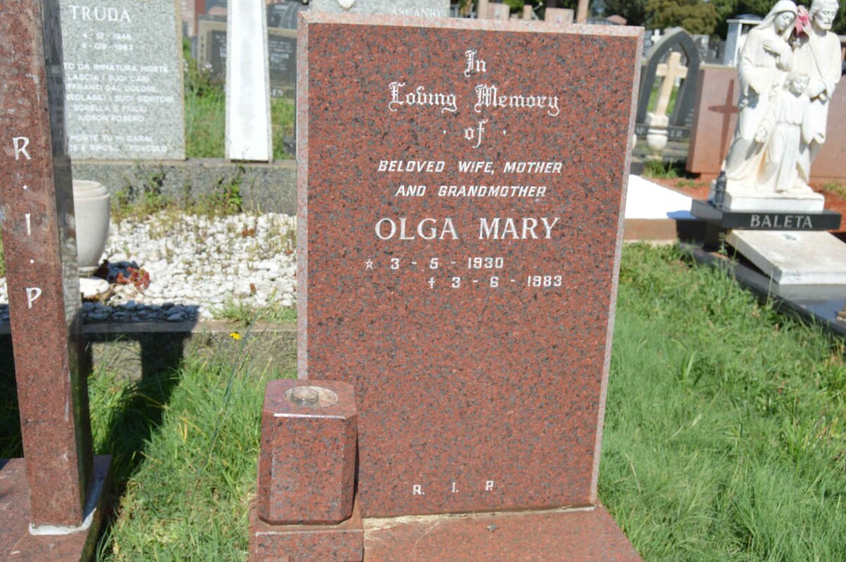 ? Olga Mary 1930-1983